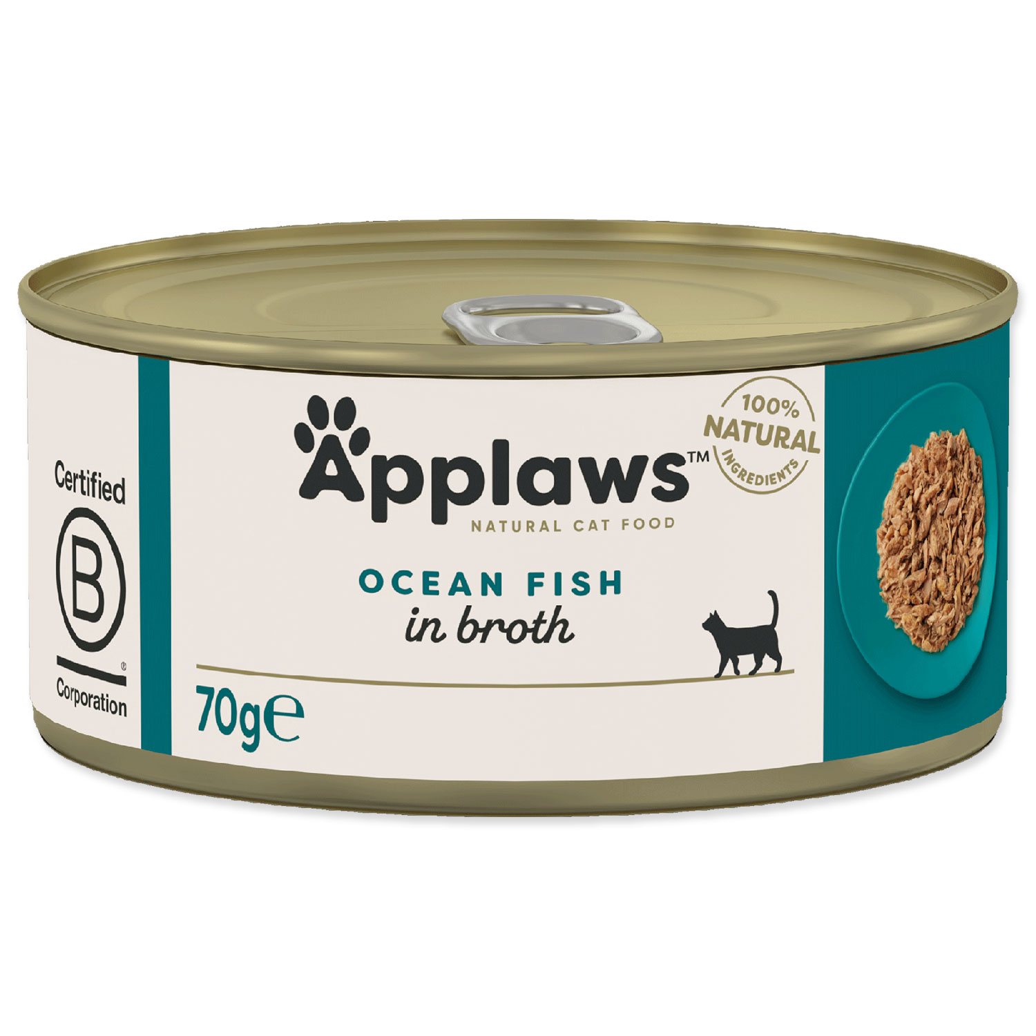 Konzerva Applaws Cat mořské ryby 70g