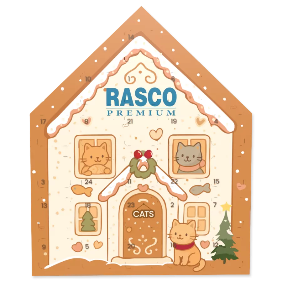 Kalendář Rasco Premium adventní pro kočky