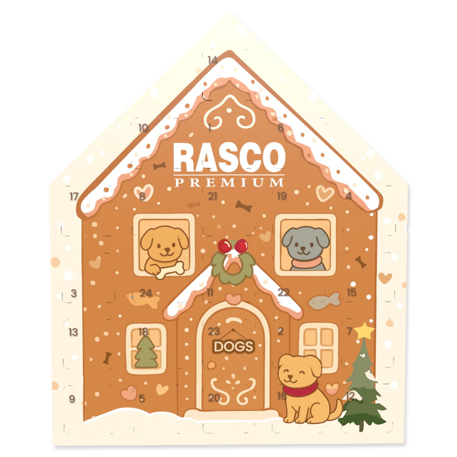 Kalendář Rasco Premium adventní pro psy