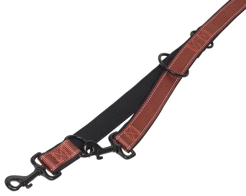 Nobby Classic Reflect Soft vodítko neoprén 200cm / 25-30mm terakota