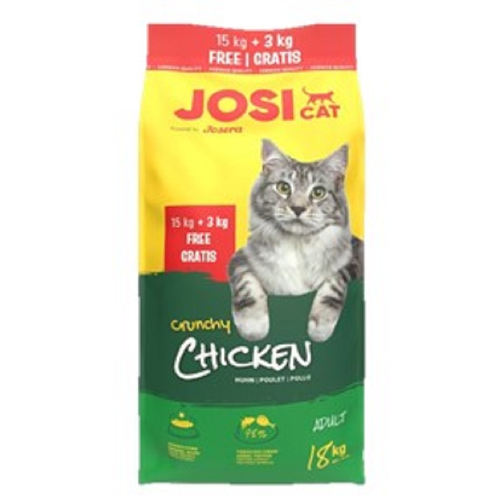 JosiCat Crunchy Chicken 15+3kg