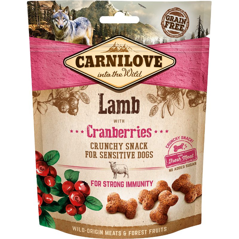 Carnilove Dog Crunchy Snack Lamb & Cranberries 200 g