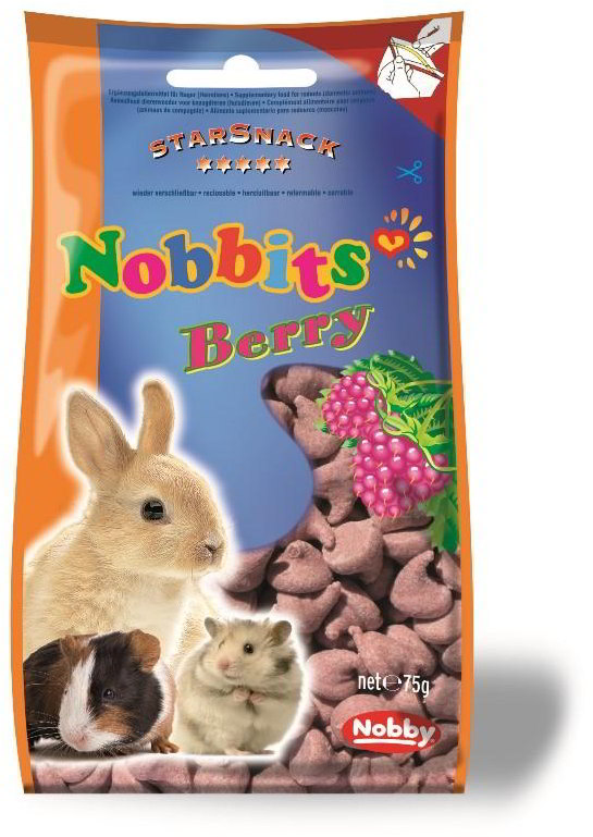 Nobby StarSnack Nobbits Berry plody pamlsky 75g
