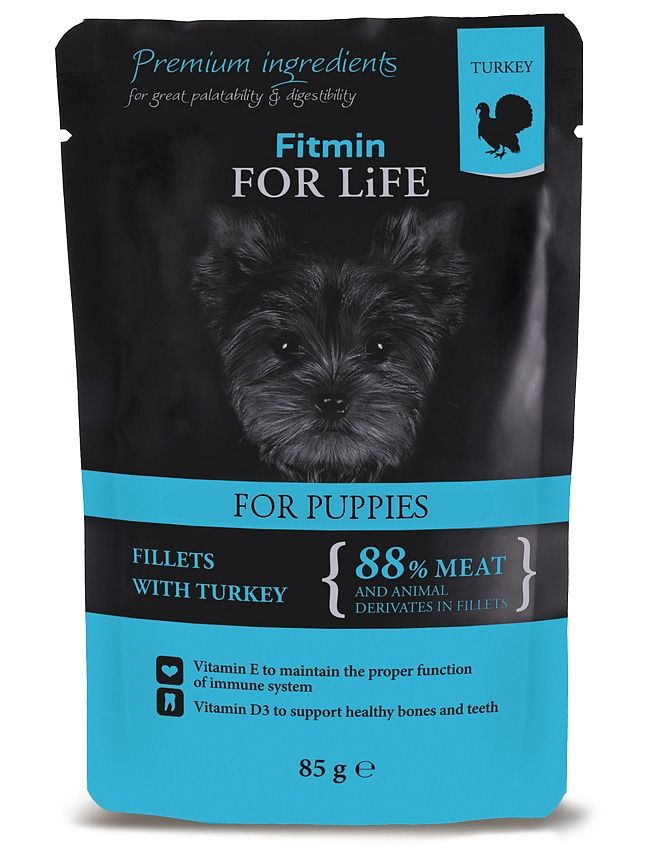 Fitmin For Life Fitmin Dog For Life kapsička Puppy Turkey in Gravy 85 g
