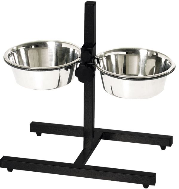 Nobby nastavitelný stojan s miskami 2 x 2,75l