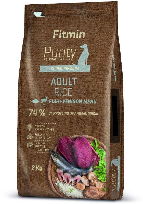Fitmin Purity Fitmin dog Purity Rice Adult Fish & Venison 2kg