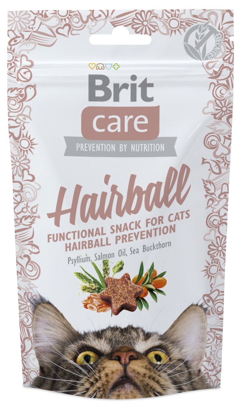 Brit Care Cat Snack Hairball 50g