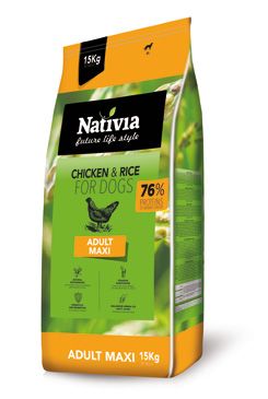 Nativia Adult Maxi Chicken & Rice 15kg