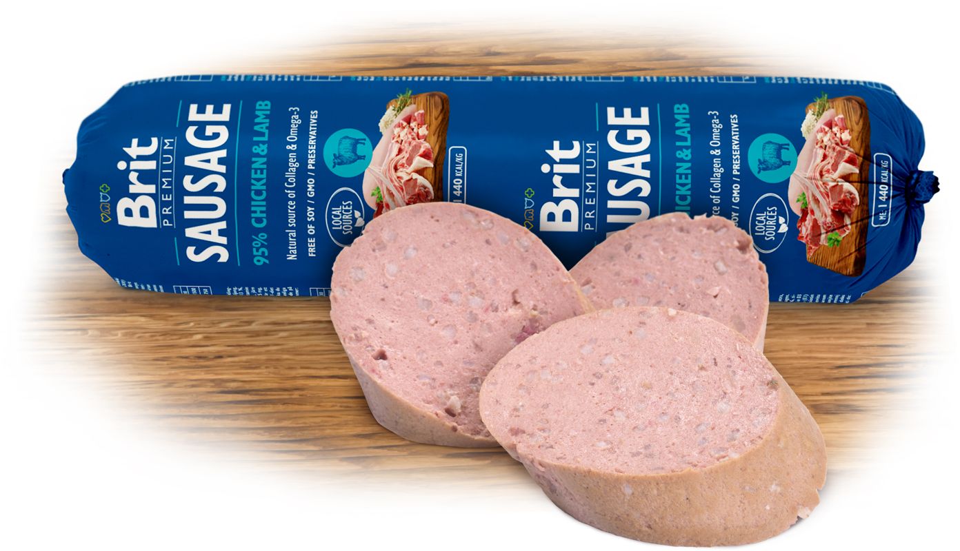 Brit Premium Brit Sausage Chicken and Lamb 800g