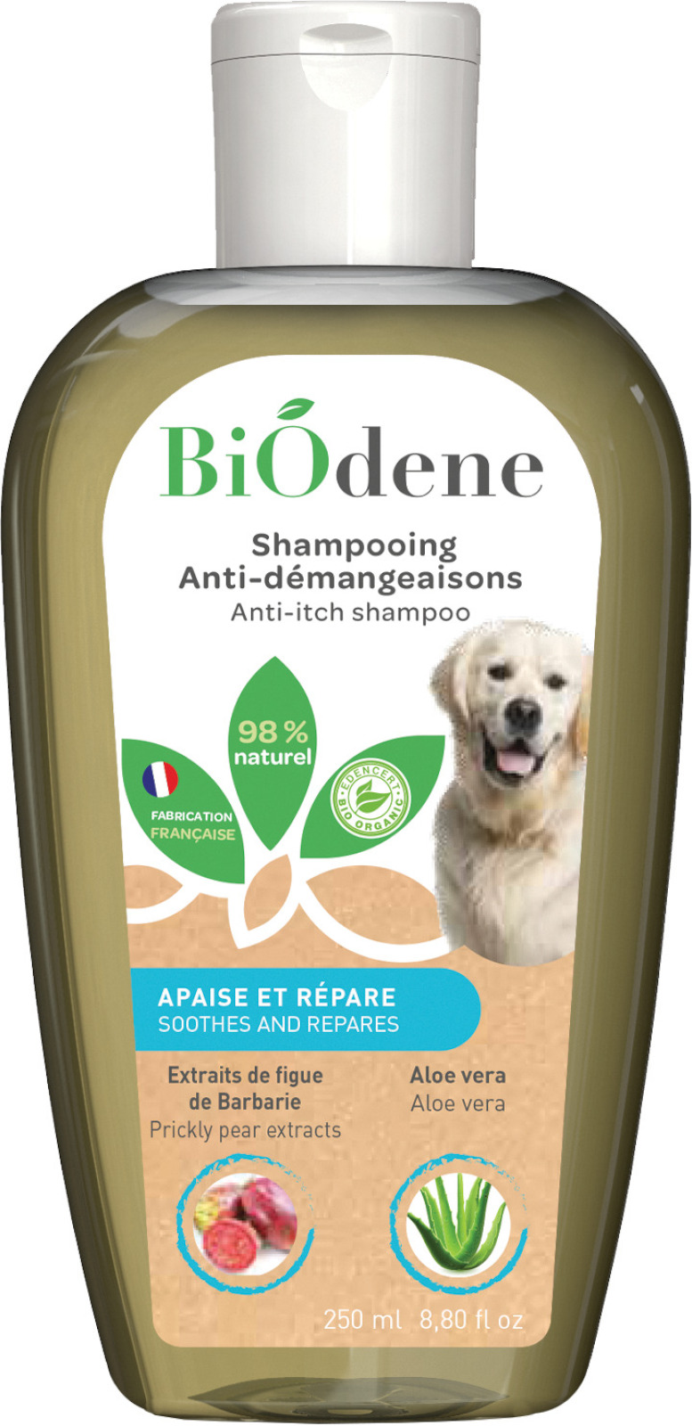 Levně Francodex Biodene protisvědivý šampon pro psy 250ml