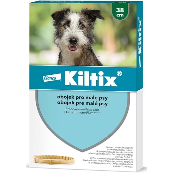 ELANCO Kiltix antiparazitní obojek malý pes 38 cm
