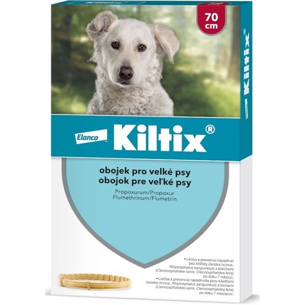 ELANCO Kiltix antiparazitní obojek velký pes 70 cm