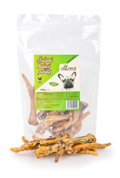 NATURECA Kuřecí pařáty sušené pochoutka pro psy 100g