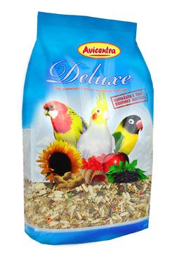 Avicentra Deluxe krmivo malý papoušek 500g