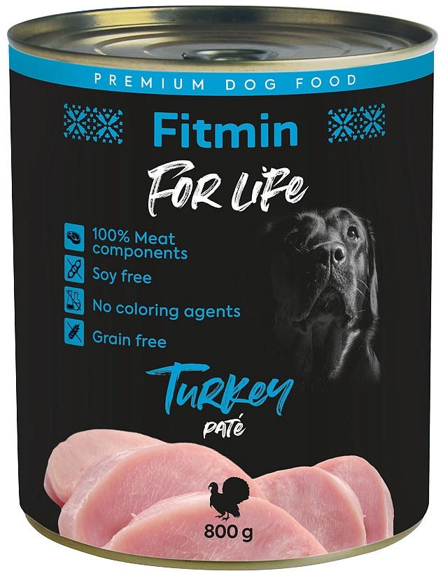 Fitmin For Life krůtí konzerva pro psy 800g