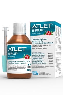 Bioveta Atlet sirup pro psy a kočky 250ml