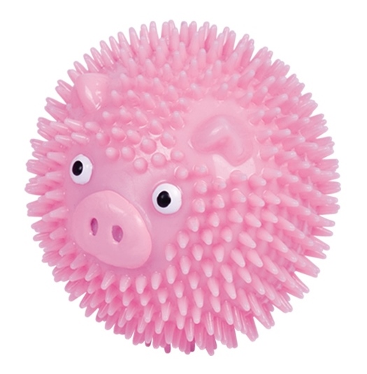 Nobby hračka pro psy míček bodlinky TRP guma 6,5cm