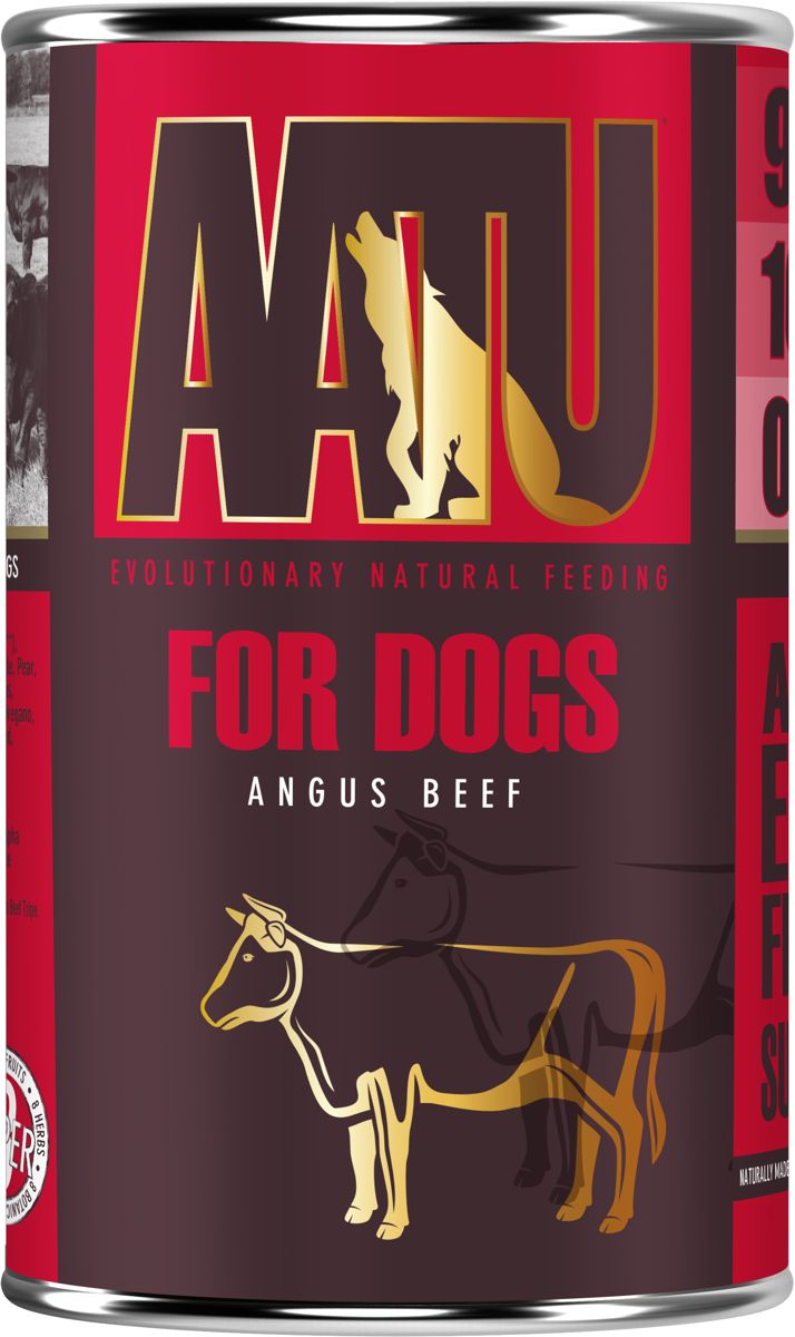 AATU Dog Beef Angus konzerva pro psy 400g