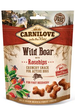 Carnilove Dog Crunchy Snack Wild Boar with Rosehips 200g