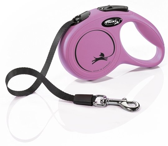 Flexi NEW CLASSIC XS vodítko páskové 3m/12kg růžová