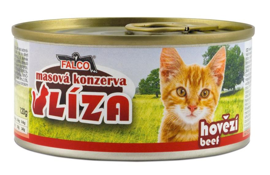 Falco Líza hovězí konzerva pro kočky 120g