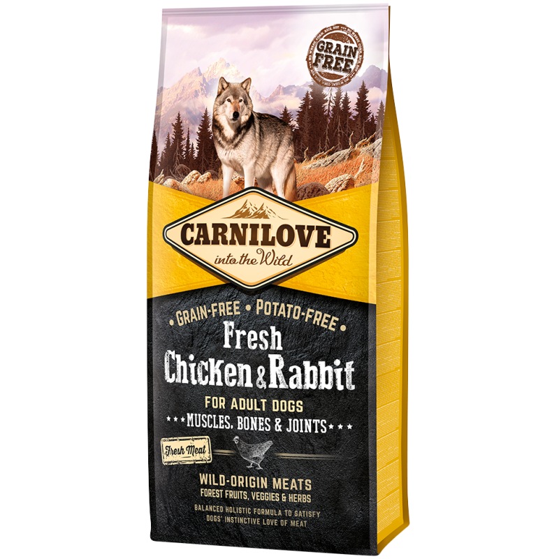 Carnilove Dog Fresh Chicken & Rabbit for Adult 12kg