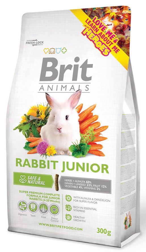 Brit Animals RABBIT JUNIOR Complete 300 g