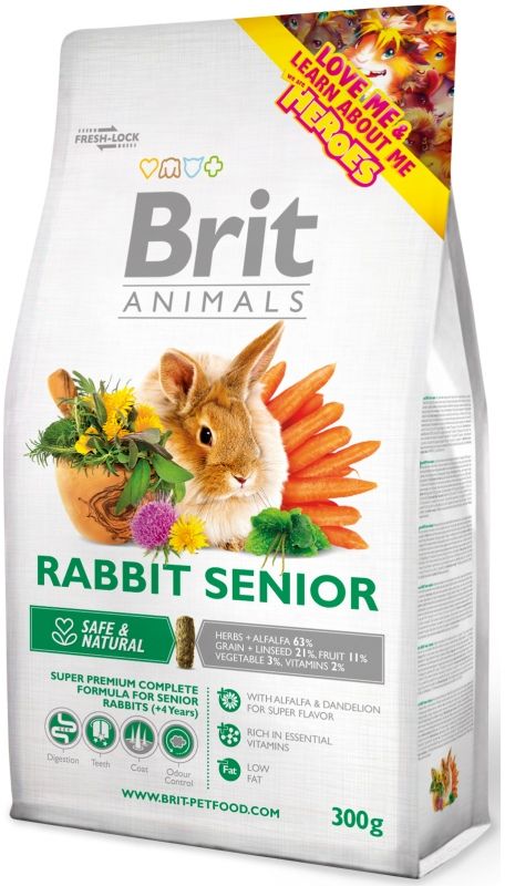 Brit Animals RABBIT SENIOR Complete 300 g