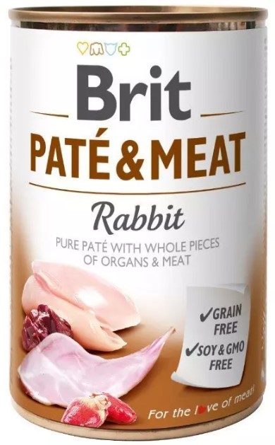 Konzerva Brit Paté & Meat Rabbit 400g