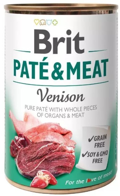 Konzerva Brit Paté & Meat Venison 400g