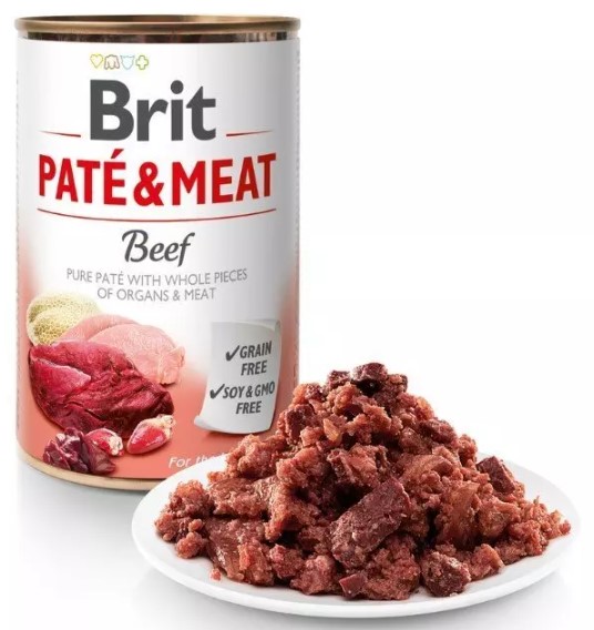 Konzerva Brit Paté & Meat Beef 400g