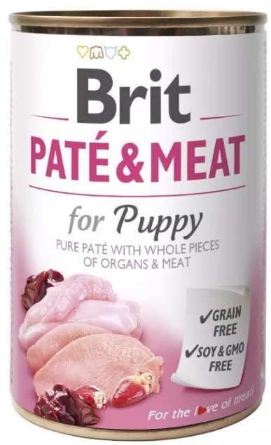 Brit Dog konz Paté & Meat Puppy 400g