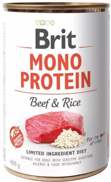 Brit Mono Protein Beef & Brown Rice 6x400g