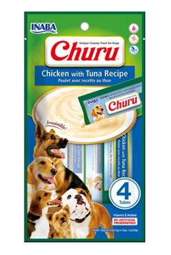 Churu Dog Chicken with Tuna pyré pro psy 4x14 g