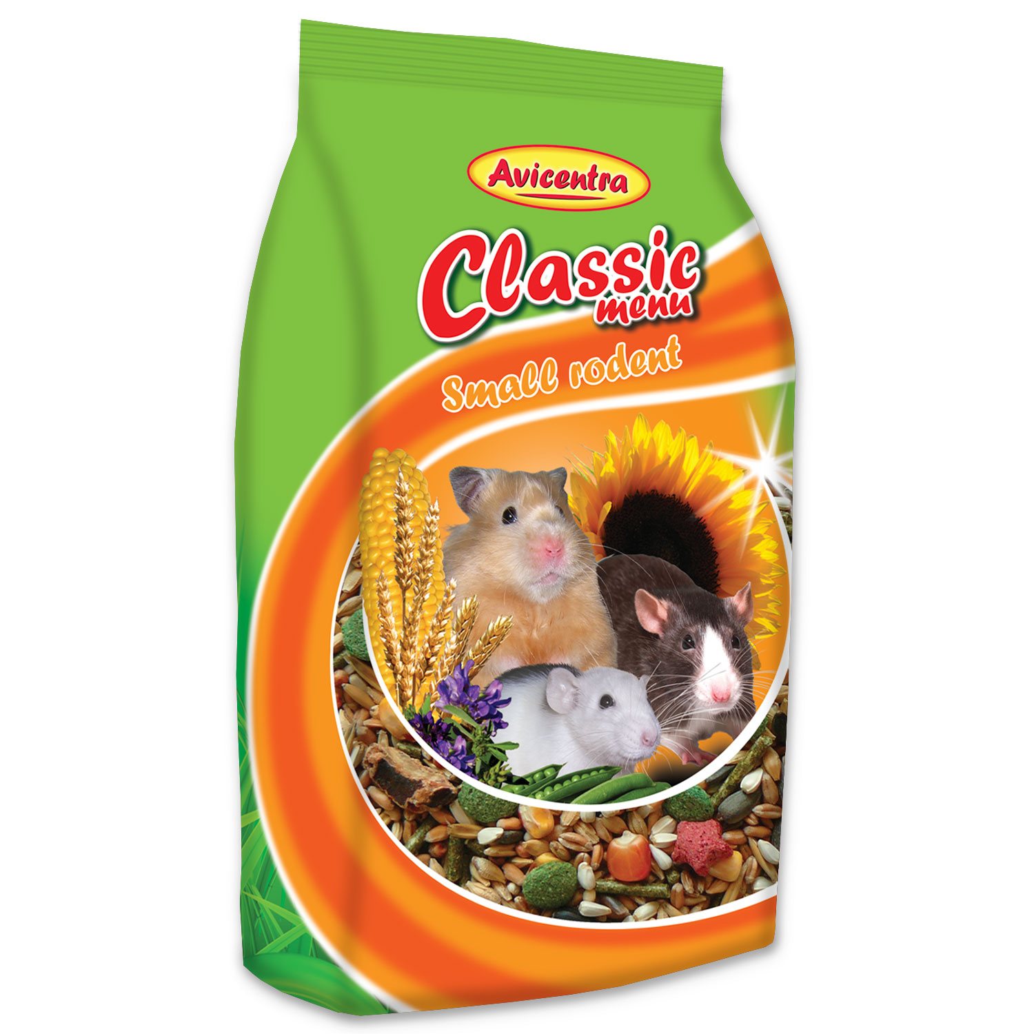 Avicentra Classic Menu krmivo malý hlodavec 1kg