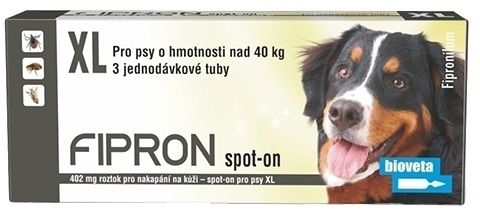 Bioveta Fipron 402mg Spot-On Dog XL sol 3x4,02ml