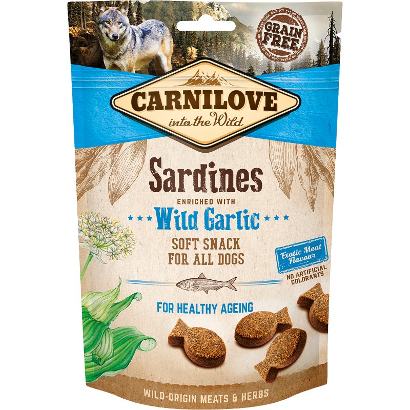 Carnilove Dog Semi Moist Sardines with Wild Garlic 200g