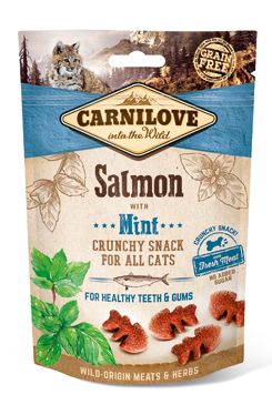 Carnilove Cat Crunchy Snack Salmon with Mint 50g