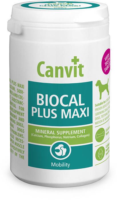 Canvit Biocal Plus MAXI ochucené pro psy 230g