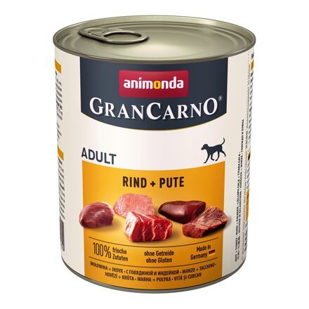Animonda Gran Carno Adult hovězí & krůta 800 g