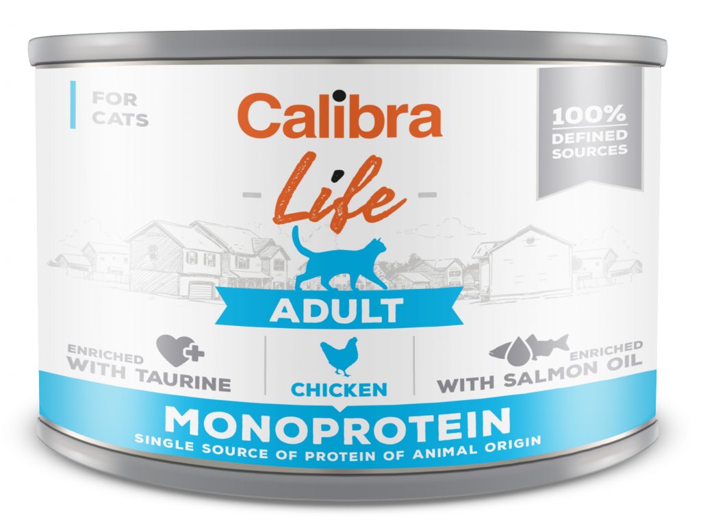Calibra Life Calibra Cat Life Adult Chicken konzerva kuřecí 200g