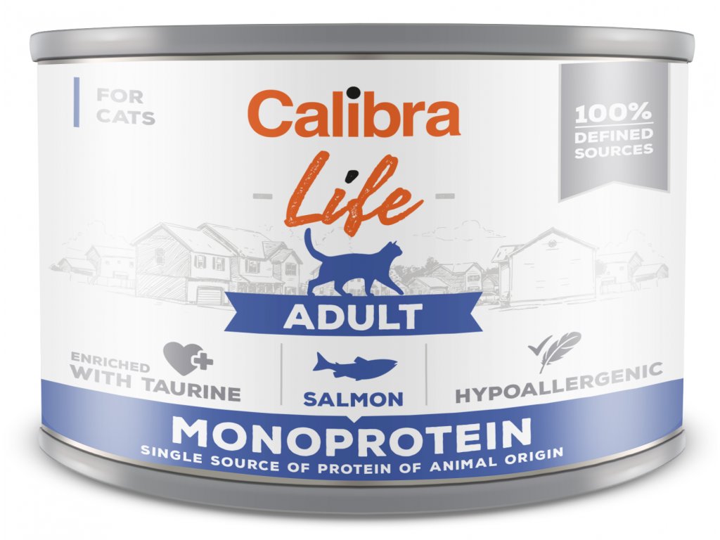 Calibra Life Calibra Cat Life Adult Salmon konzerva losos 200g