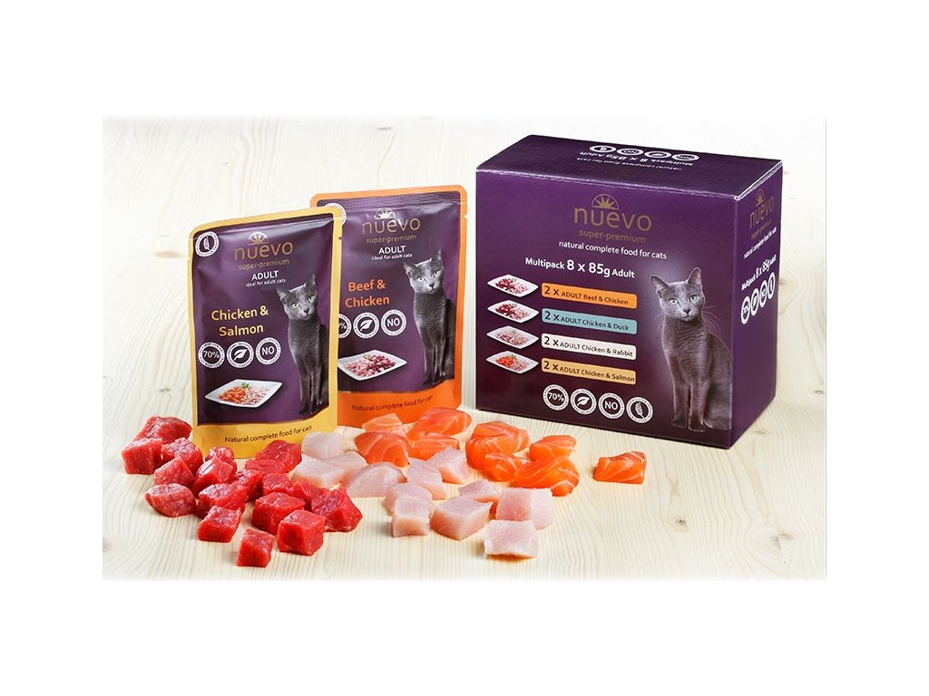 Nuevo Adult Multipack kočka kapsa 8x85g