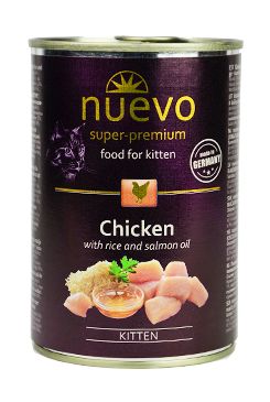 Nuevo kuřecí konzerva pro koťata 400g