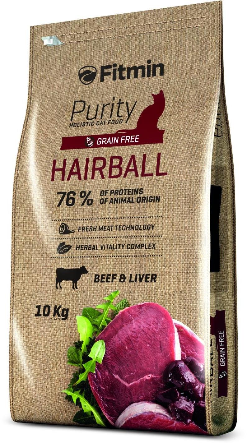 Fitmin Purity Fitmin cat Purity Hairball 10 kg