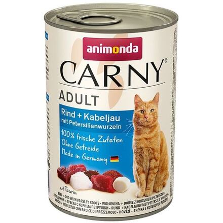 Animonda Carny Adult hovězí, treska a petržel 400g