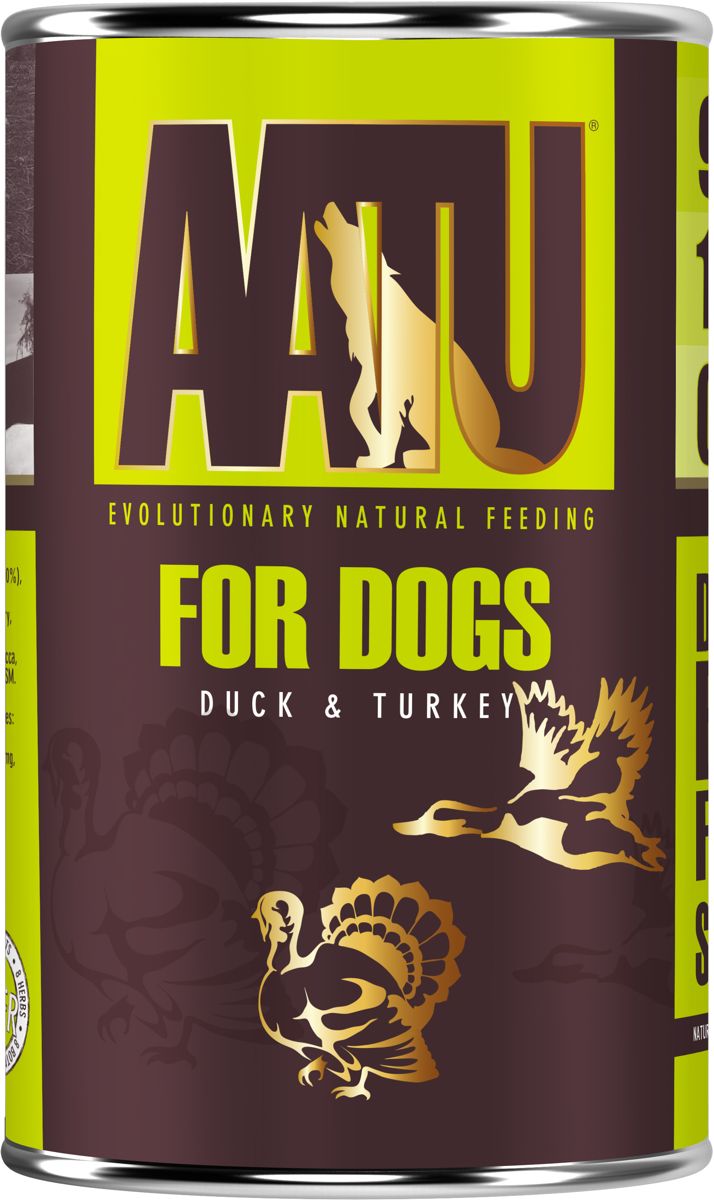 AATU Dog Duck and Turkey konzerva 400g