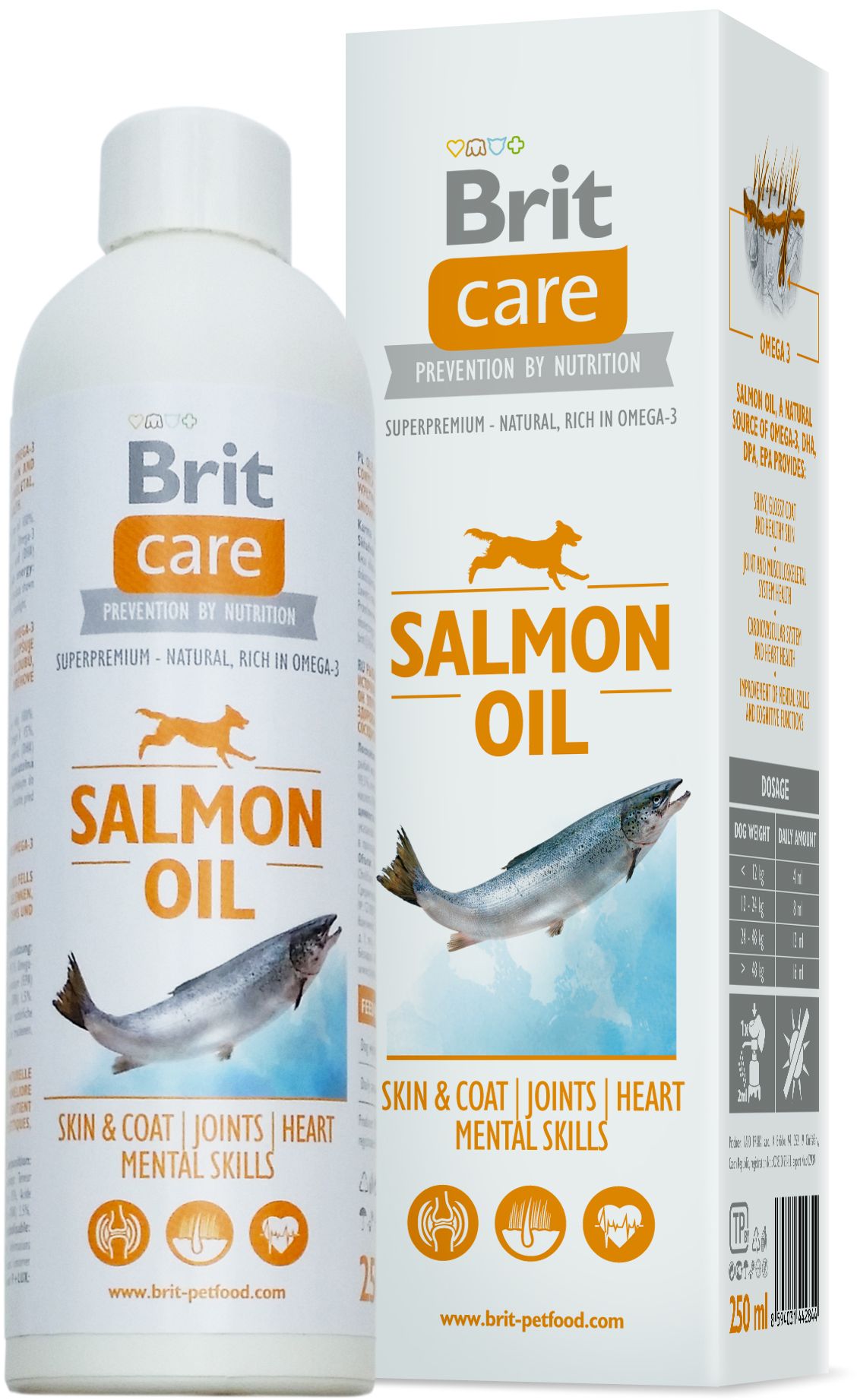 Brit Care lososový olej pes 250ml