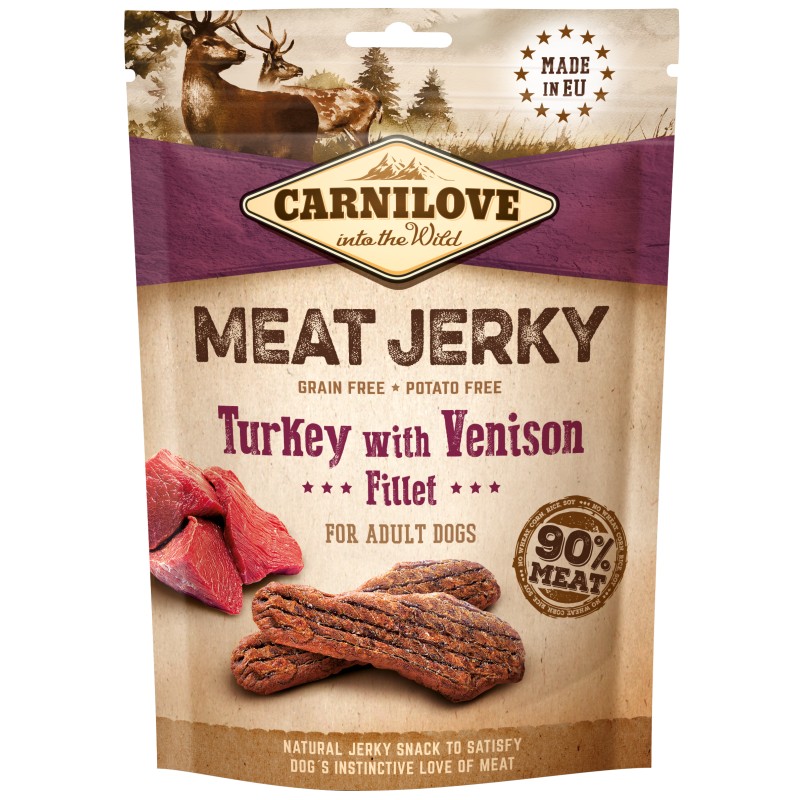 Carnilove Dog Jerky Venison & Turkey Fillet 100g