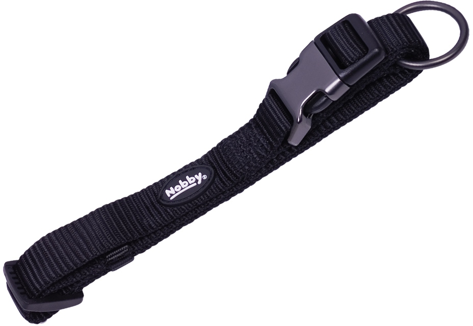Nobby CLASSIC COMFORT obojek nylon černý M-L 50-65cm